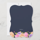 Abondance de fleurs Invitation (Dos)