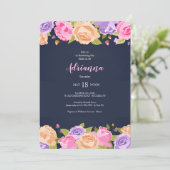 Abondance de fleurs Invitation à la douche nuptial (Debout devant)