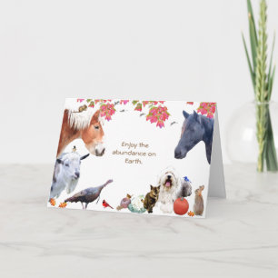 Abondance de la Terre : Joyeuse Carte de Jour de l