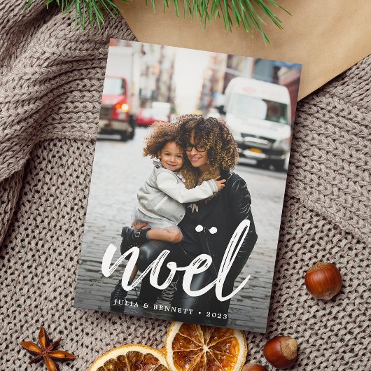 Abondance en hiver | Carte photo de vacances