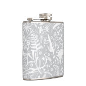 Abondance Flacon floral gris argenté botanique (Droite)