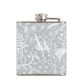 Abondance Flacon floral gris argenté botanique (Dos)