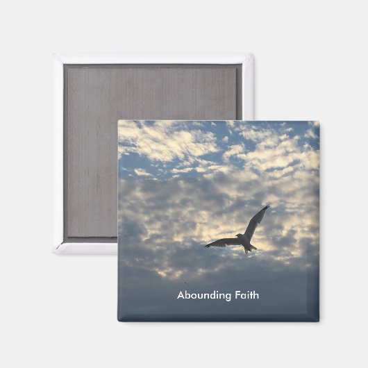 Abondance Foi Aimant Oiseau (Recto/Verso)