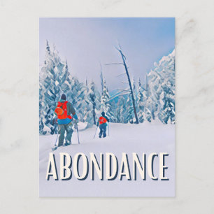 Abondance Skiresort Briefkaart