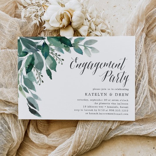 Abondant feuillage | Invitation de la partie d'eng