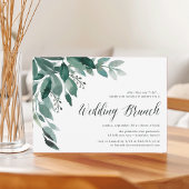 Abondant feuillage | Mariage Brunch Invitation