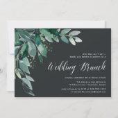 Abondant feuillage | Mariage Brunch Invitation (Devant)