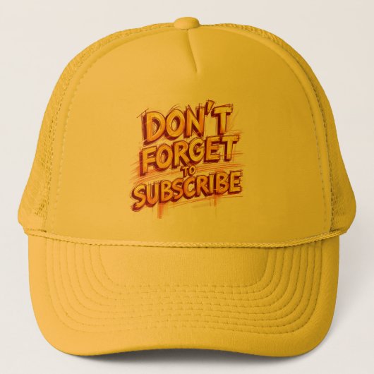 Abonneer nu trucker pet (Voorkant)