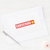 Abonnez-vous Sticker rectangulaire (Enveloppe)
