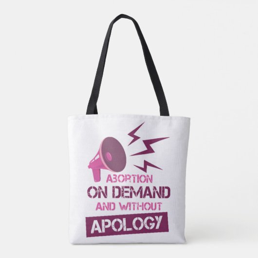Aboration On Demand and without apology Draagtas (Achterkant)