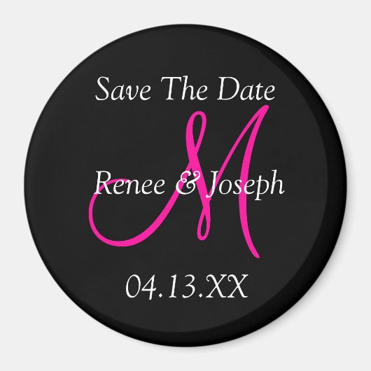 Abordable Enregistrer Les Dates Magnets (Devant)