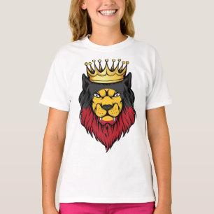Aborigin Lion King Flag T-shirt
