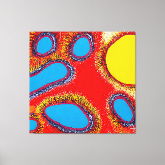Aboriginal Abstract Art Vol 12 Canvas Afdruk