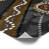 Aboriginal Art Canvas - Verloren stammen Poster (Hoek)