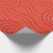 Aboriginal Art Fire Cadeaupapier (Hoek)