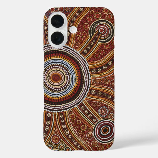 ABORIGINAL ART iPhone / iPad case (Achterkant)