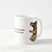 Aboriginal Art Koala Wild Animal Koffiemok (Voorkant rechts)