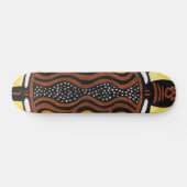 Aboriginal Art Painting Skateboard (Horizontaal)