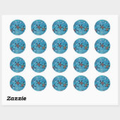 Aboriginal Art Turtle Dreaming Sticker (Vel)