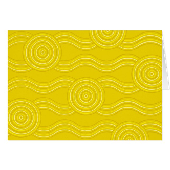 Aboriginal art wattle (Voorkant Horizontaal)