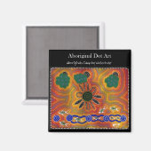 Aboriginal Artwork Magneet (Voorkant / Achterkant)