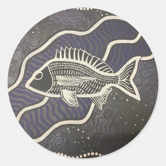 Aboriginal bream sticker (Voorkant)