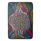 Aboriginal Design-15 badmat (Voorkant Verticaal)