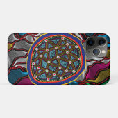Aboriginal Design-15 iPhone / iPad case (Achterkant (horizontaal))