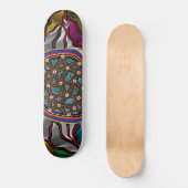 Aboriginal Design-15 Skateboard (Voorkant)