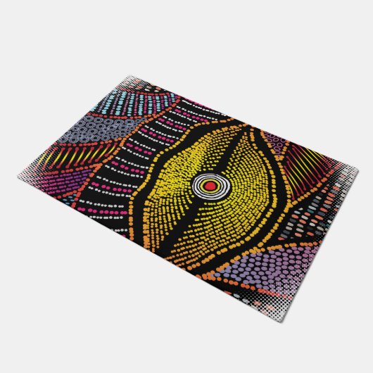 Aboriginal Design One Deurmat (Schuin)