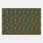 Aboriginal dot Wrapping Paper Flat Sheet Set van 3 (Voorkant 3)