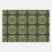 Aboriginal dot Wrapping Paper Flat Sheet Set van 3 (Voorkant 2)