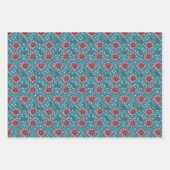 Aboriginal dot Wrapping Paper Flat Sheet Set van 3 (Voorkant)
