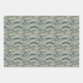 Aboriginal dot Wrapping Paper Flat Sheet Set van 3 (Voorkant 2)