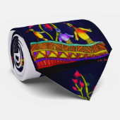 Aboriginal Dreamweaver Birds Stropdas door S Ambro (Opgerold)