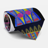 Aboriginal Dreamweaver Stropdas Blue van S Ambrose (Opgerold)