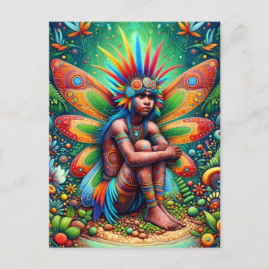 aboriginal fee briefkaart (Voorkant)