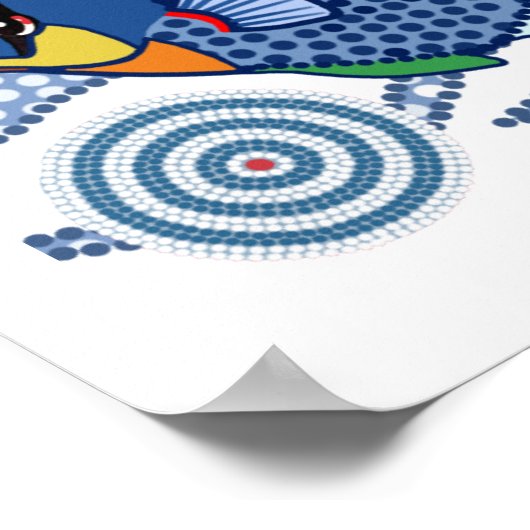 Aboriginal Fish Poster (Hoek)