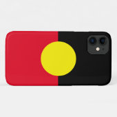 Aboriginal flag phone case (Achterkant (horizontaal))