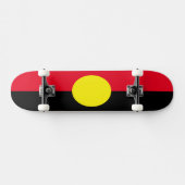 Aboriginal flag schaats board skateboard (Horizontaal)