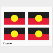 Aboriginal flag sticker (Vel)
