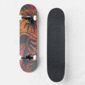 Aboriginal goanna skateboard (Recto)