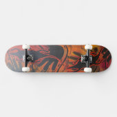 Aboriginal goanna skateboard (Horz)