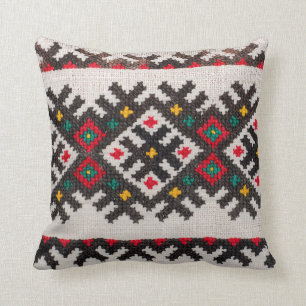 Aboriginal Linen Cross-stitch Embroidery Pattern Kussen