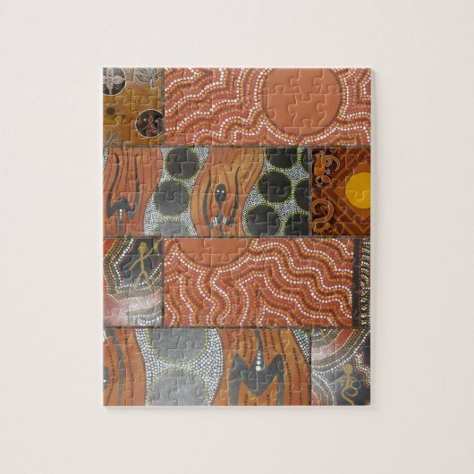 Aboriginal Main Collage .jpg Legpuzzel (Verticaal)