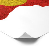 Aboriginal-markering met onderdruk poster (Hoek)