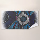 Aboriginal ontwerp een handdoek (Badhanddoek)