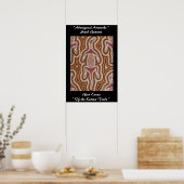 Aboriginal Poster, print van SAND GOANNA (Keuken)