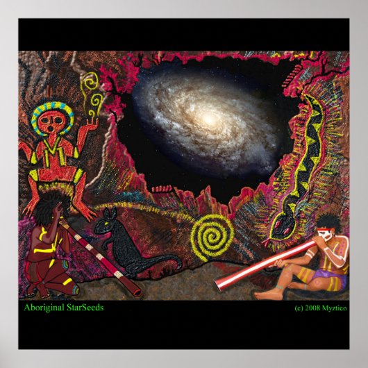 Aboriginal StarSeeds Poster (Voorkant)