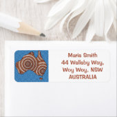Aboriginal stit schildermap etiket (Insitu)